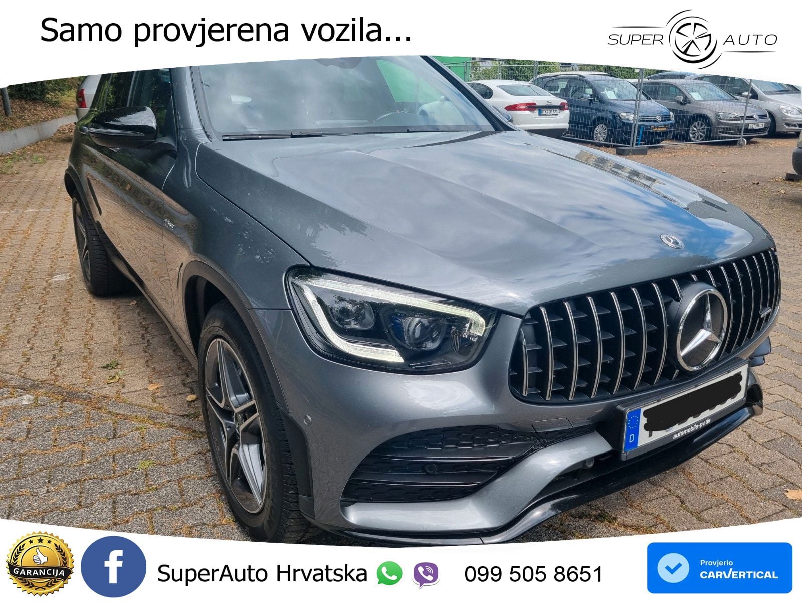 Mercedes AMG GLC 43 V6 (390 KS) 4MATIC TCT LED+GR SJED+ACC