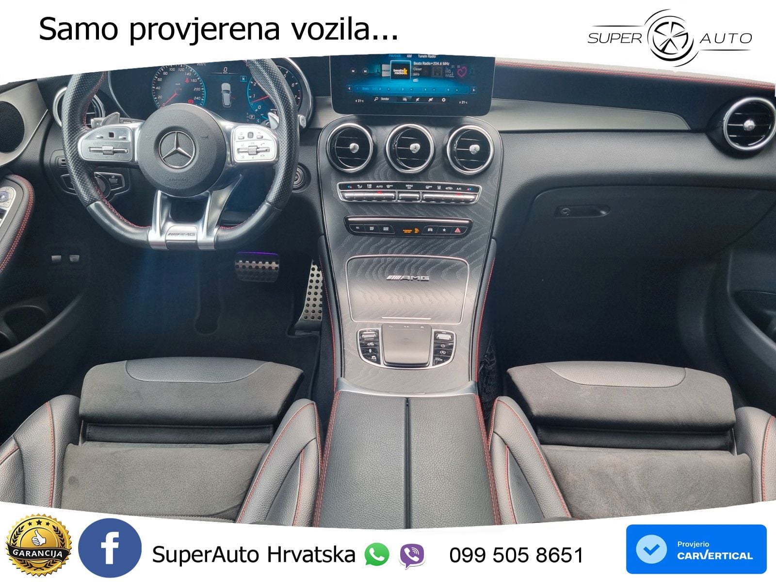 Mercedes AMG GLC 43 V6 (390 KS) 4MATIC TCT LED+GR SJED+ACC