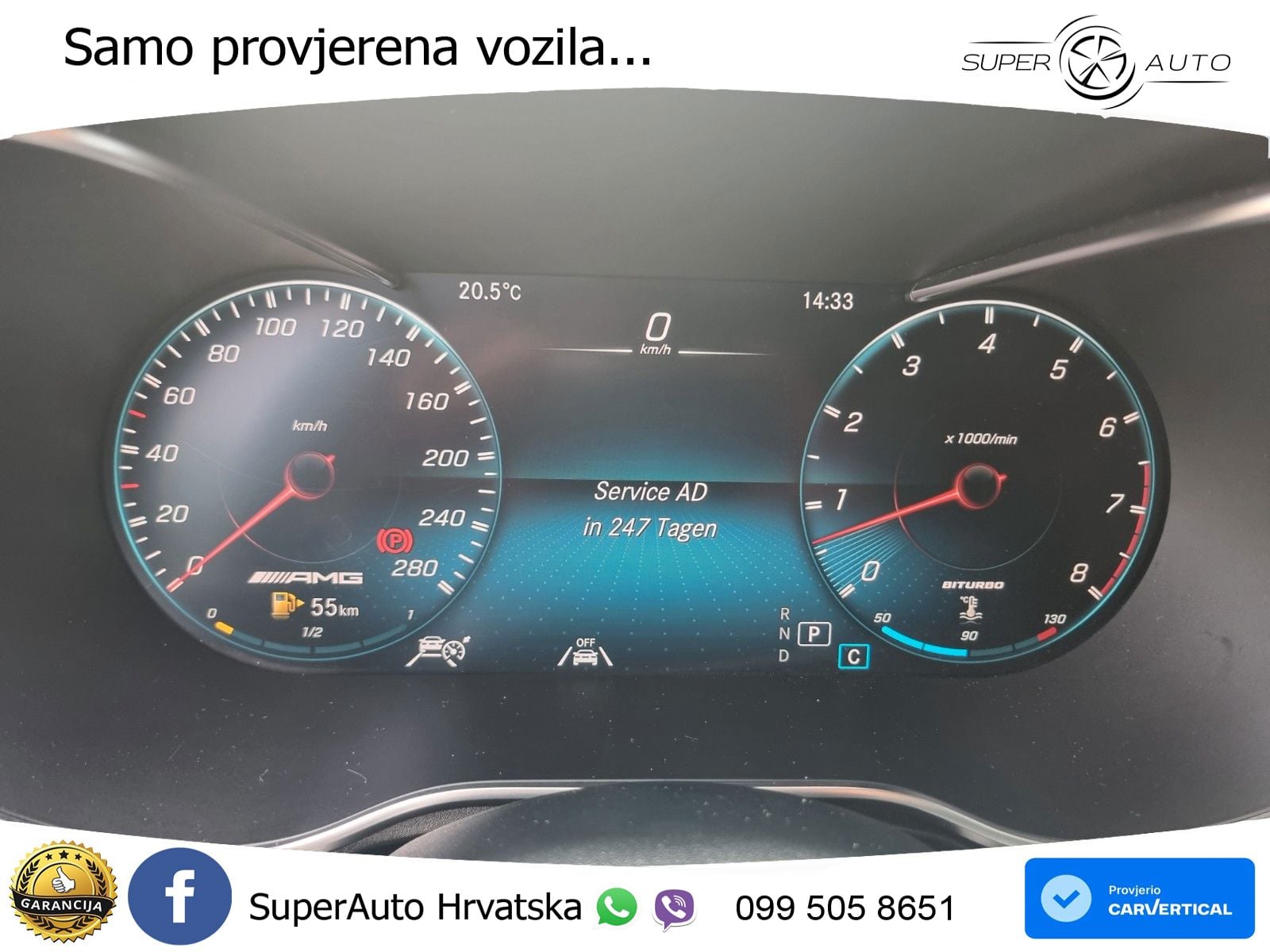 Mercedes AMG GLC 43 V6 (390 KS) 4MATIC TCT LED+GR SJED+ACC