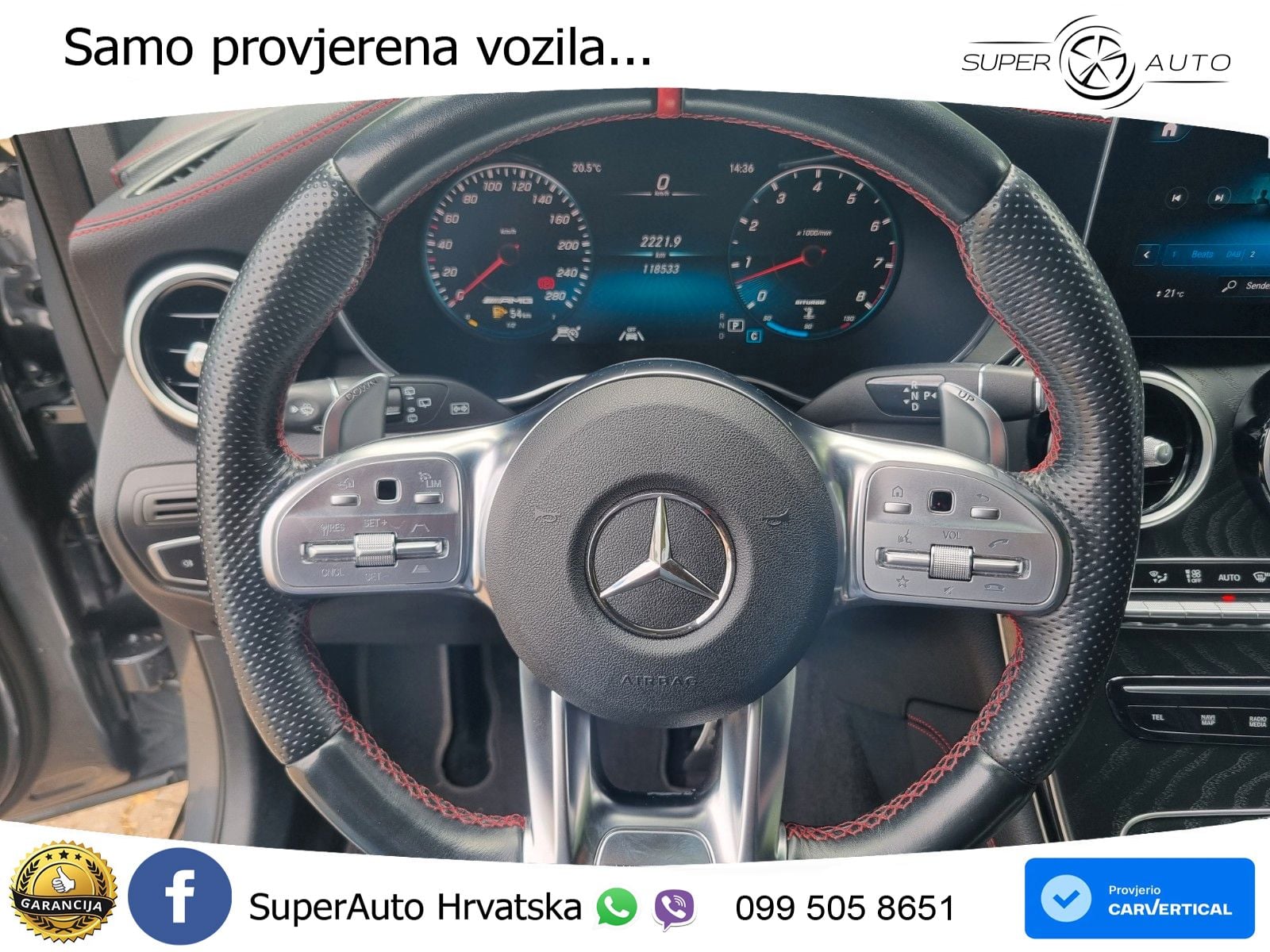 Mercedes AMG GLC 43 V6 (390 KS) 4MATIC TCT LED+GR SJED+ACC