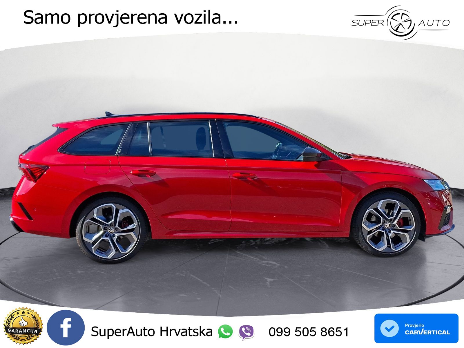 Škoda Octavia Combi RS 2.0 TDI (200 KS) 4x4 DSG LED+GR SJED+ACC