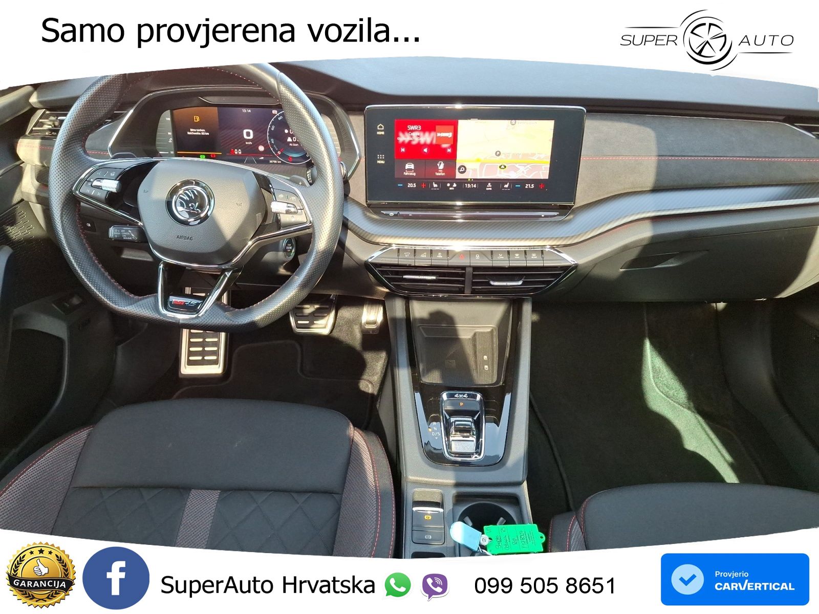 Škoda Octavia Combi RS 2.0 TDI (200 KS) 4x4 DSG LED+GR SJED+ACC