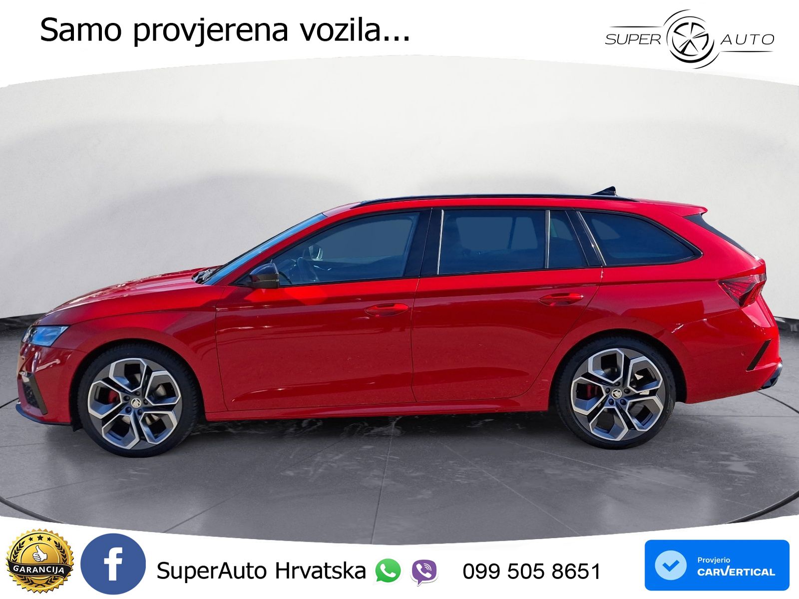 Škoda Octavia Combi RS 2.0 TDI (200 KS) 4x4 DSG LED+GR SJED+ACC