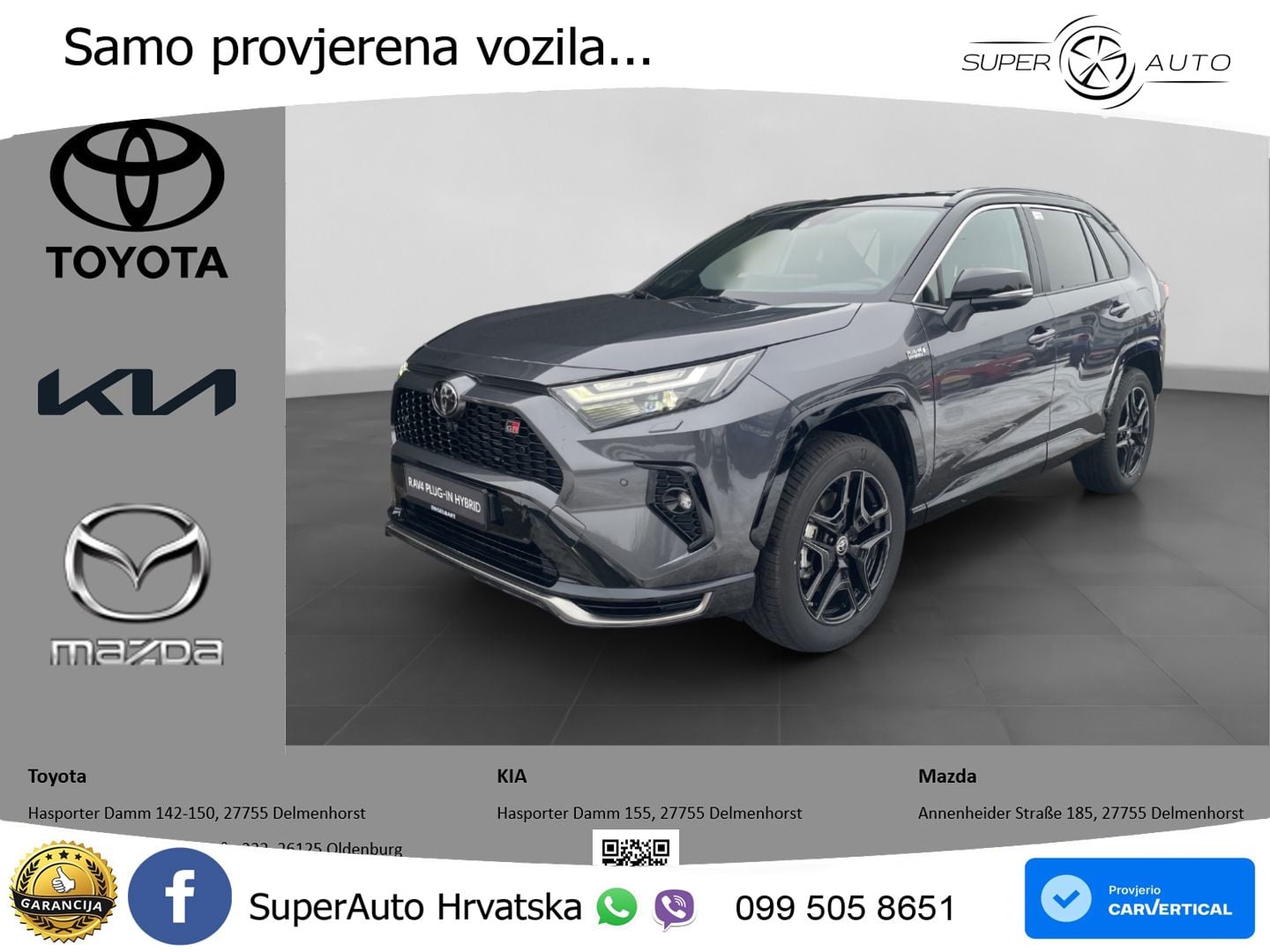 Toyota RAV4 2.5 (306 KS) Hybrid AWD-i eCVT GR Sport LED+GR SJED+ACC
