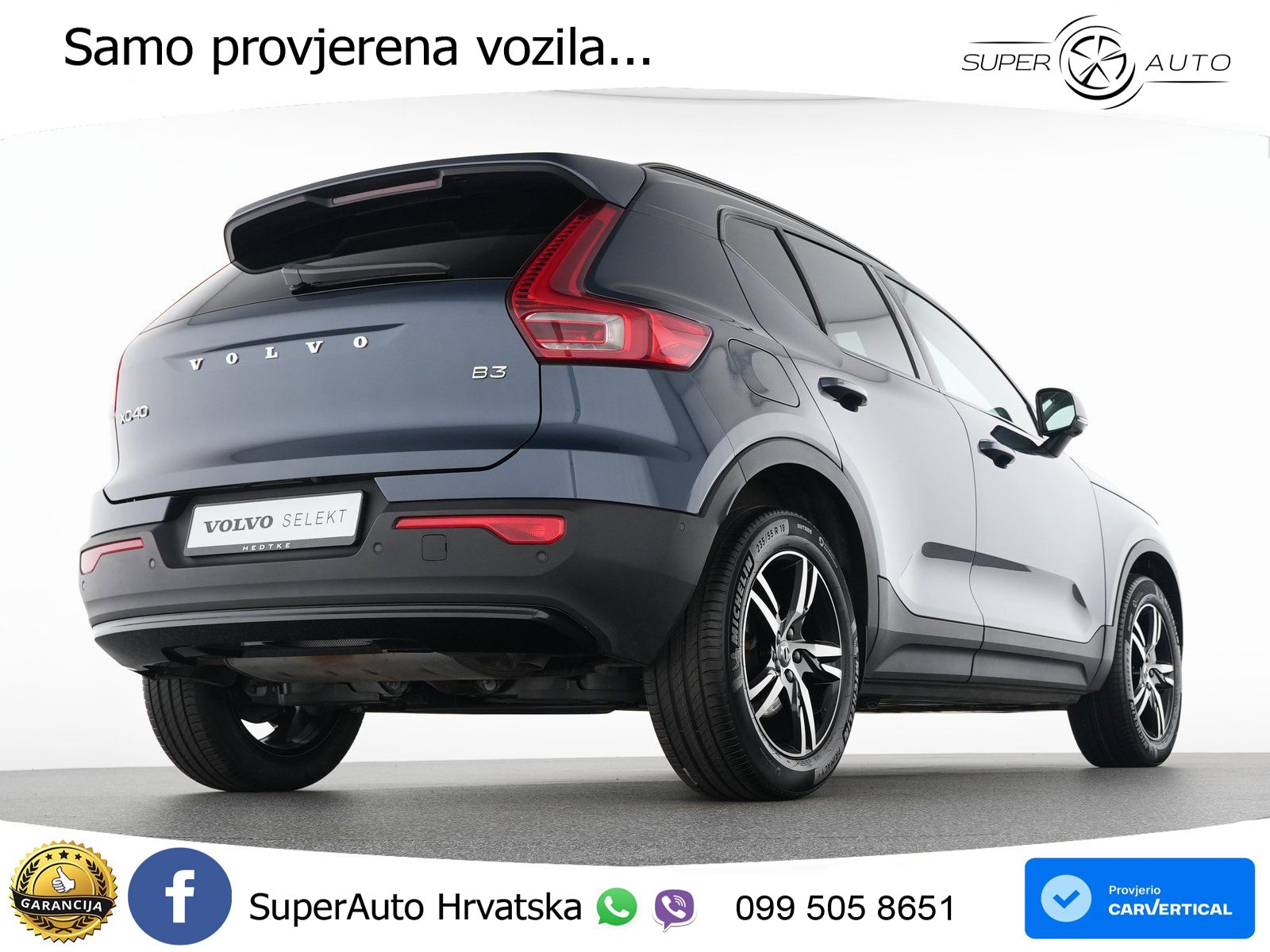 Volvo XC40 2.0 B3 163 KS Automatic LED+GR SJED+ACC