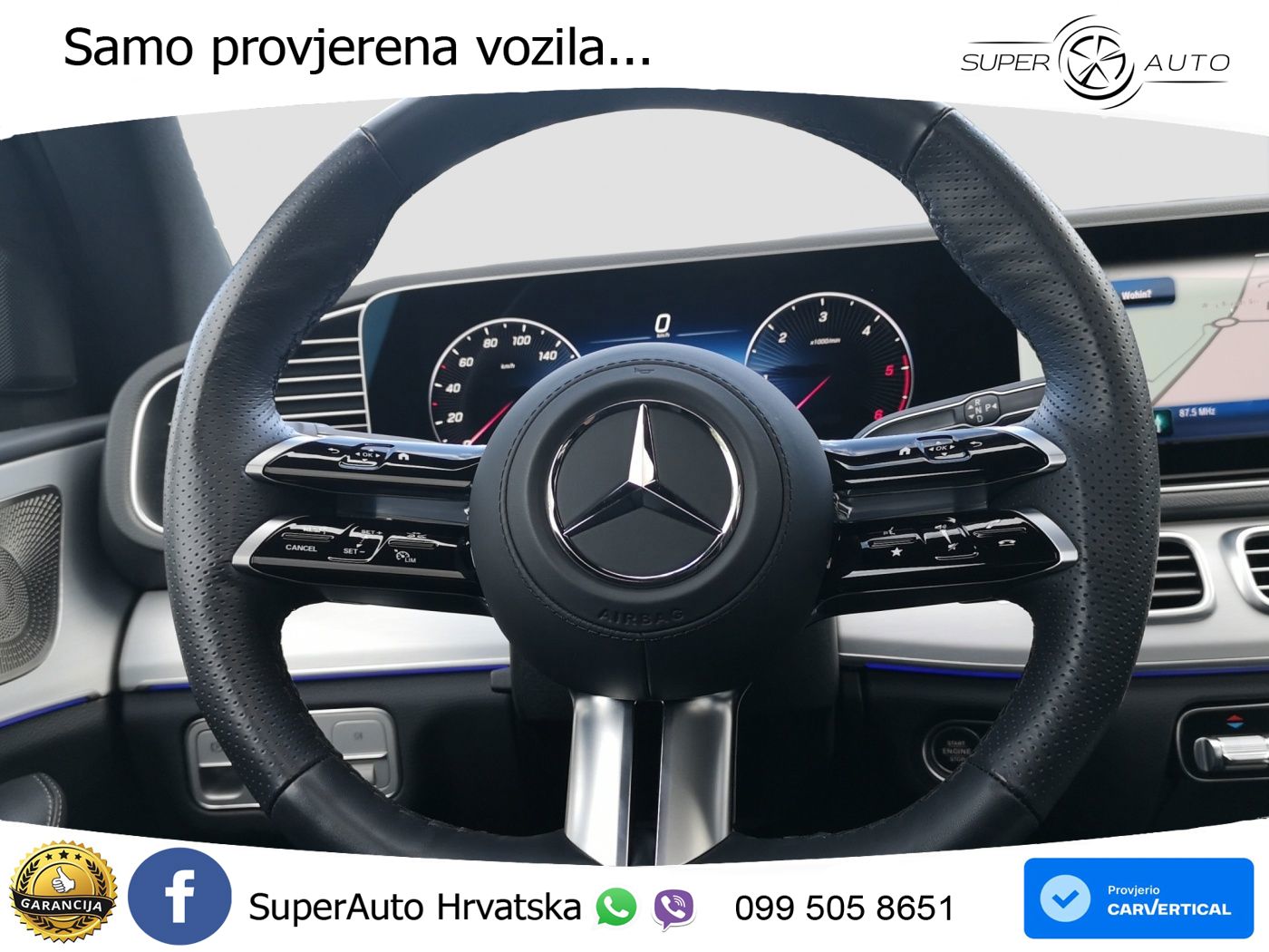 Mercedes GLE 300d (269 KS) EQ Boost 4MATIC 9G-TRONIC AMG ZRAČNI+ACC+GR SJED+360+PANO