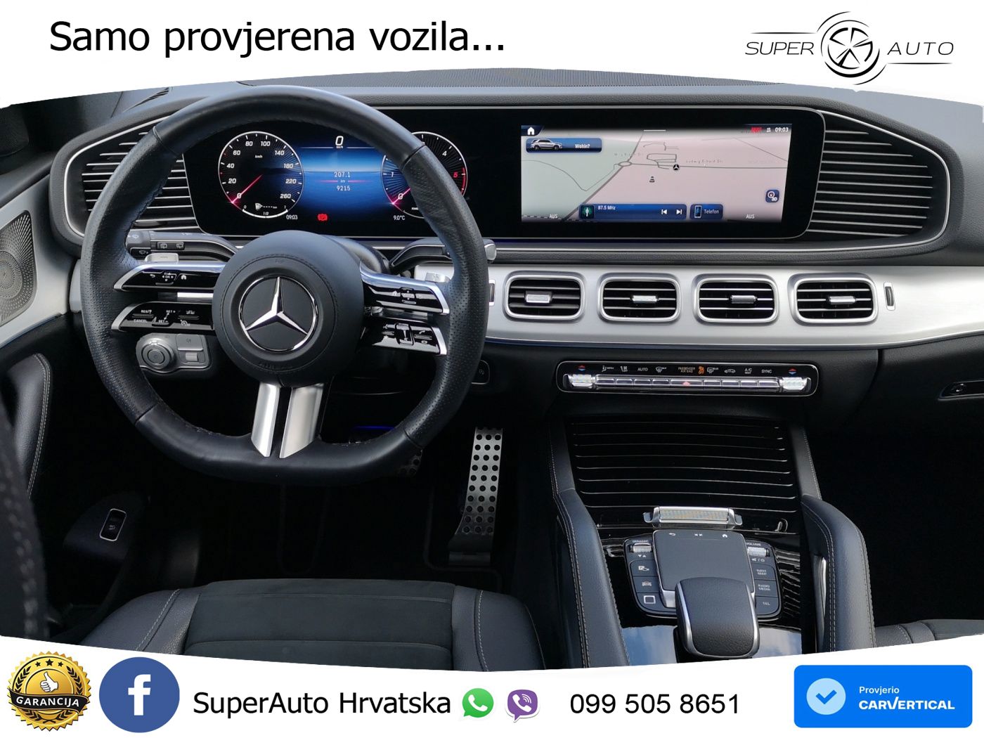 Mercedes GLE 300d (269 KS) EQ Boost 4MATIC 9G-TRONIC AMG ZRAČNI+ACC+GR SJED+360+PANO