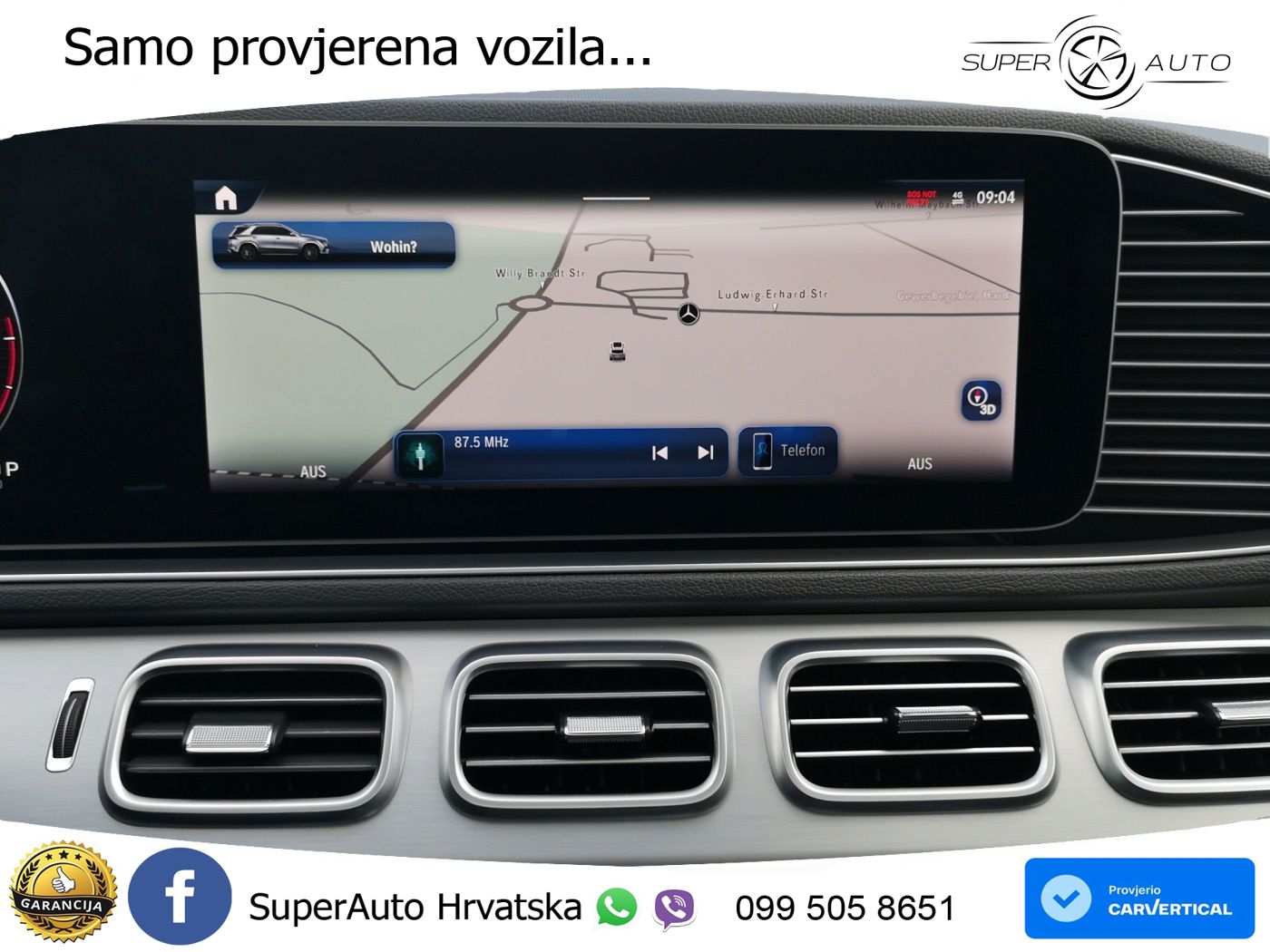 Mercedes GLE 300d (269 KS) EQ Boost 4MATIC 9G-TRONIC AMG ZRAČNI+ACC+GR SJED+360+PANO