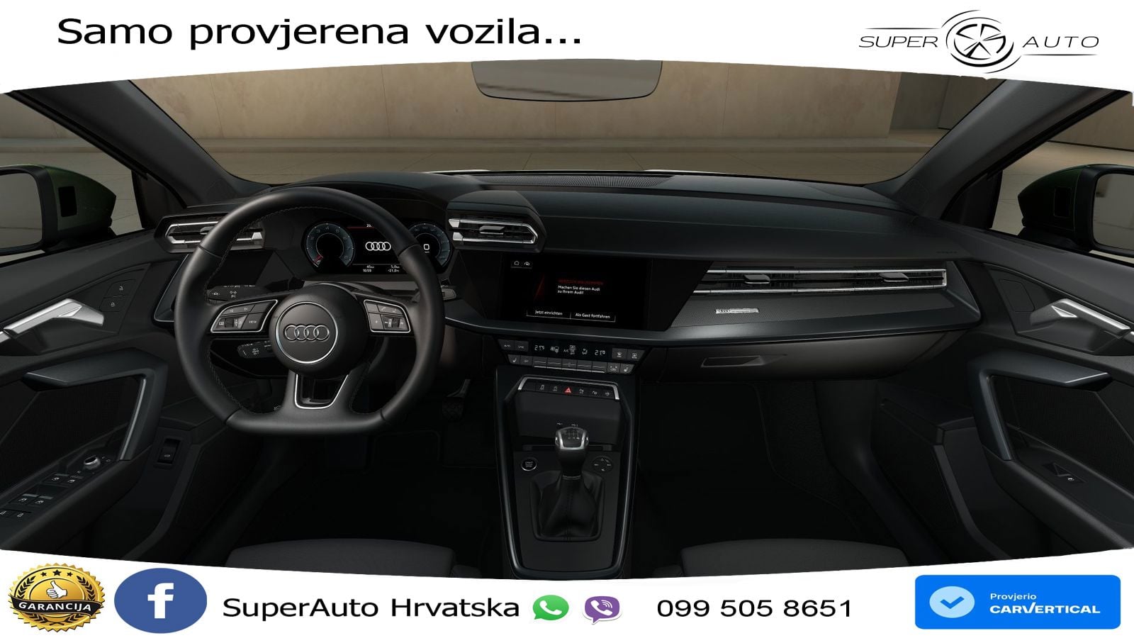 Audi A3 Limuzina 35 TFSI (150 KS) S line LED+GR SJED+ACC