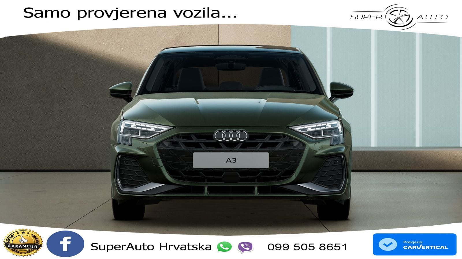 Audi A3 Limuzina 35 TFSI (150 KS) S line LED+GR SJED+ACC