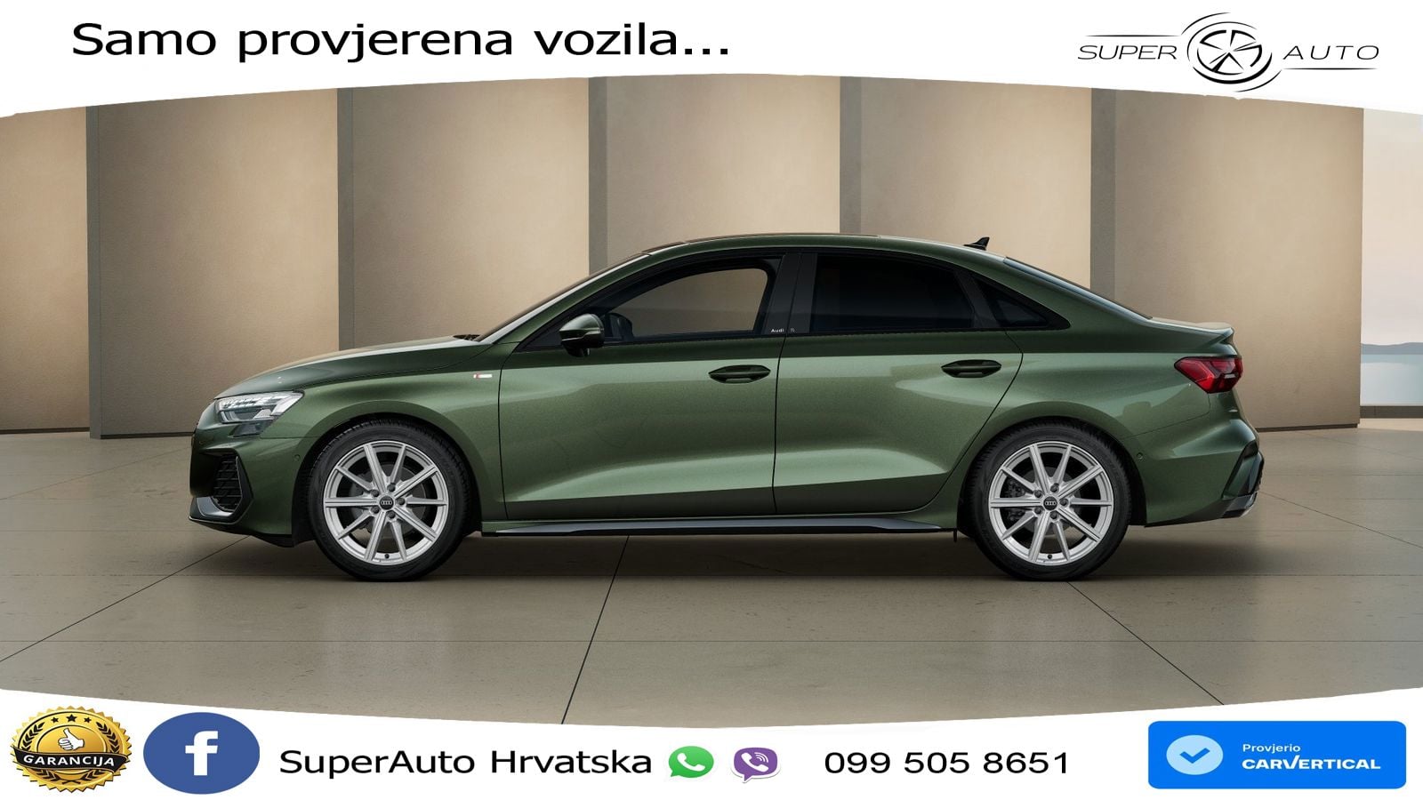 Audi A3 Limuzina 35 TFSI (150 KS) S line LED+GR SJED+ACC