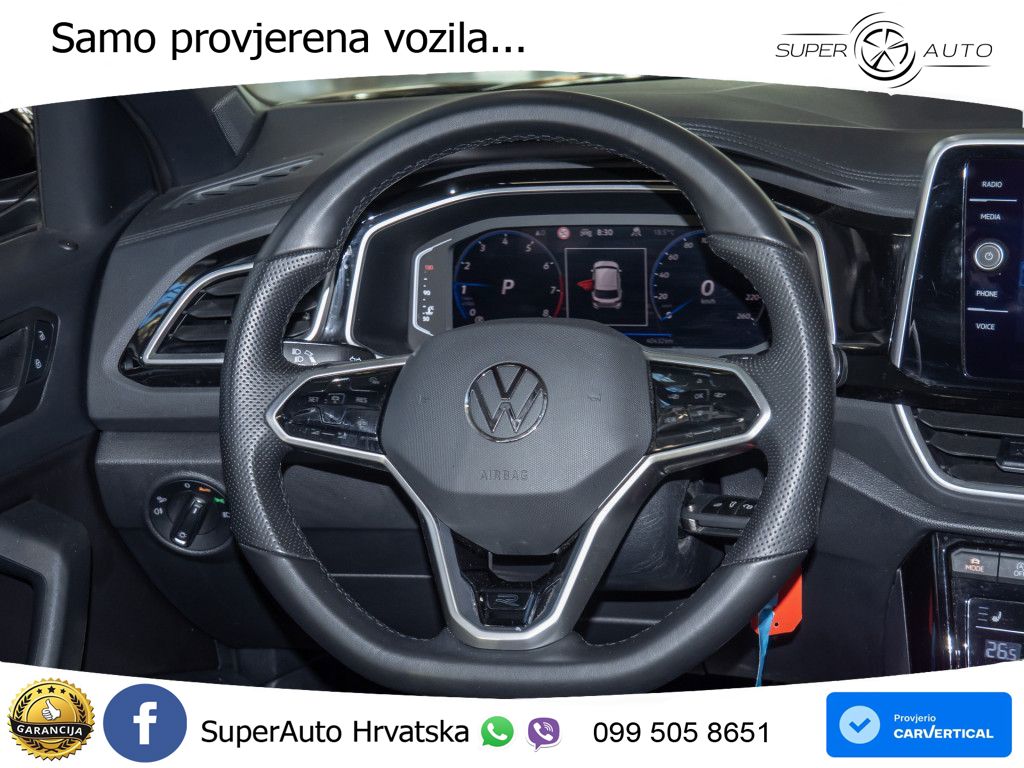 Volkswagen T-Roc 1.5 TSI (150 KS) DSG R-Line LED+GR SJED+ACC