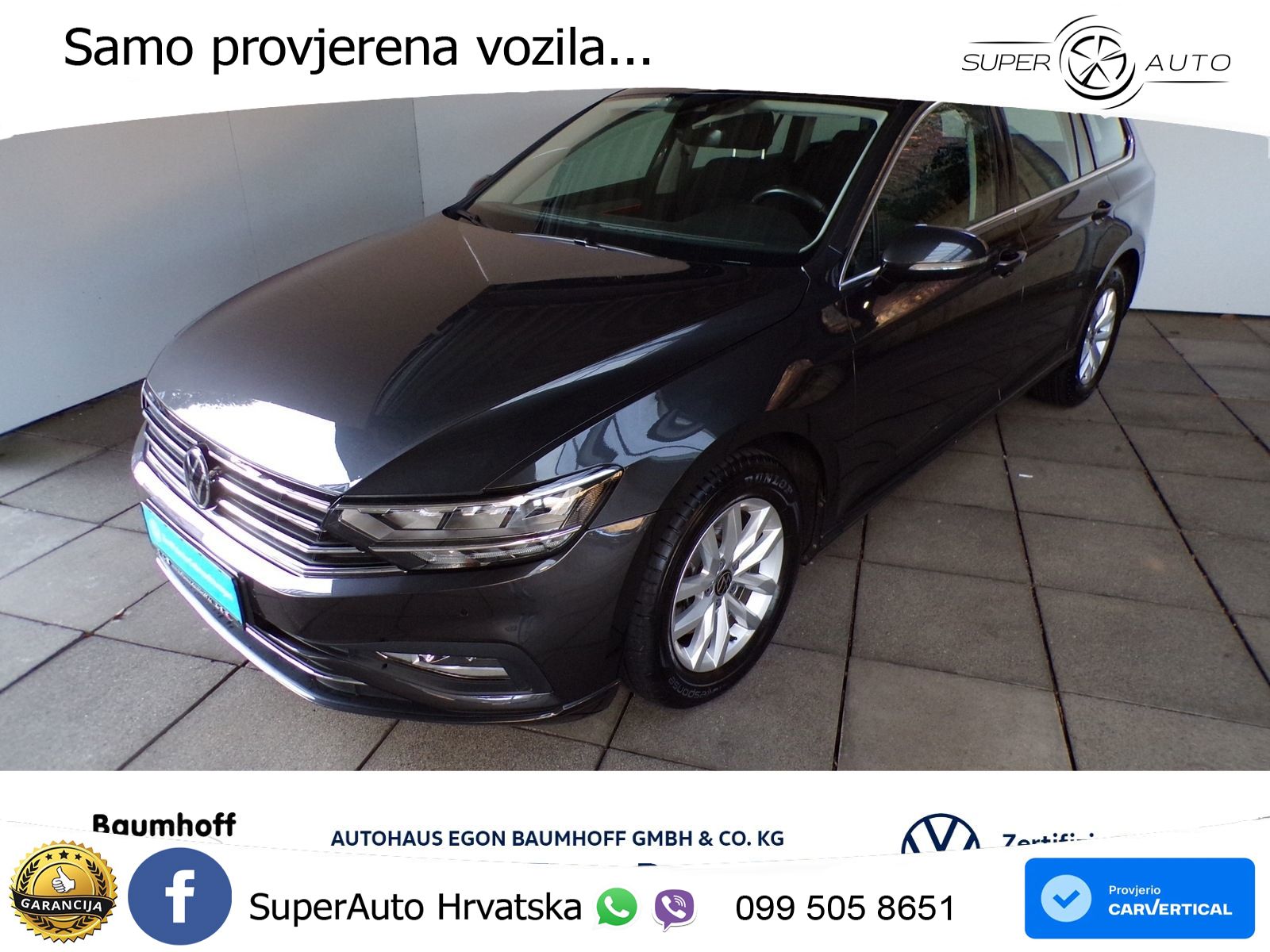 Volkswagen Passat Variant 2.0 TDI (150 KS) DSG Business LED+GR SJED+ACC