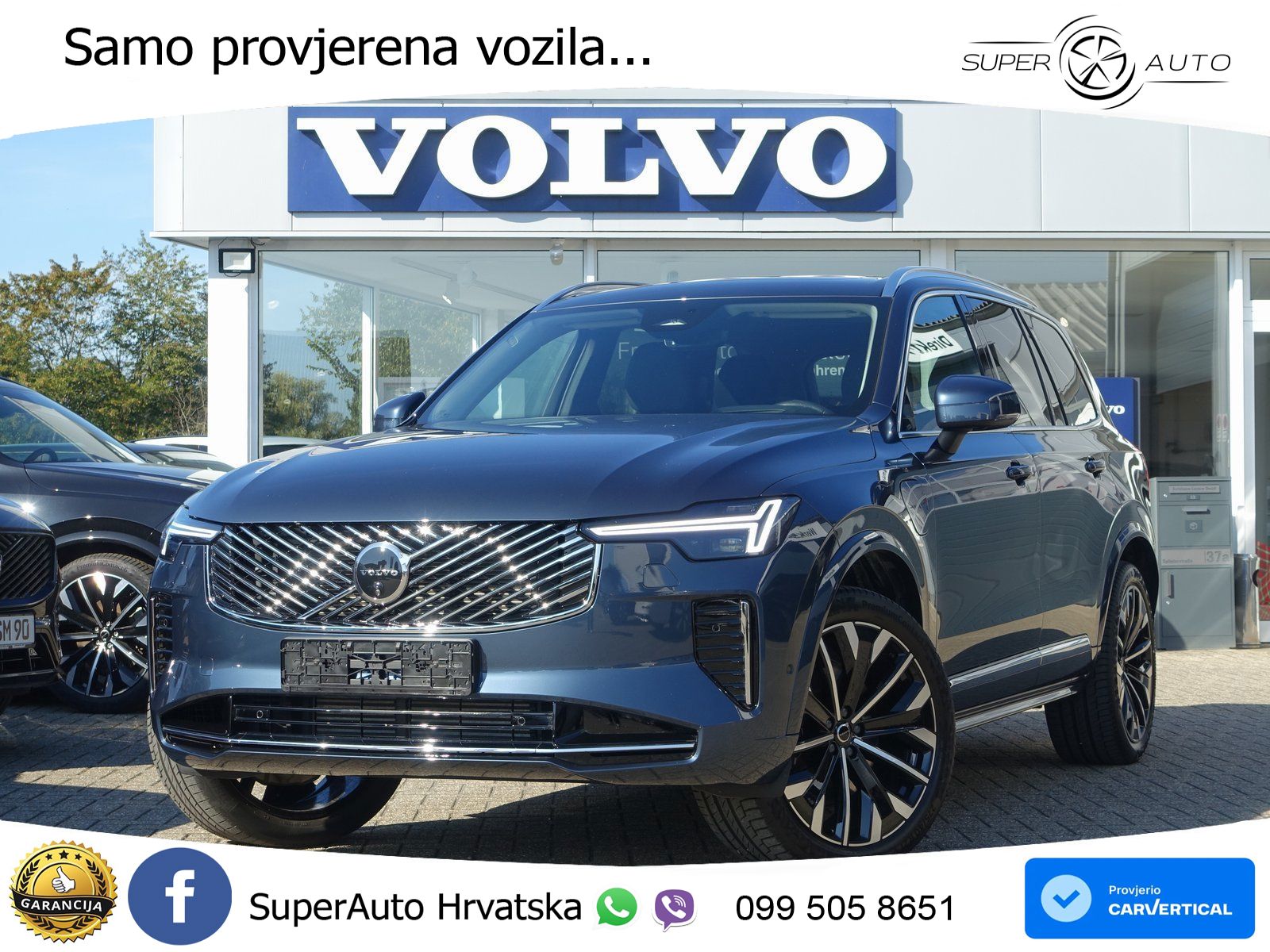 Volvo XC90 2.0 T8 AWD Automatic ACC+HEAD+4xGR SJED+360+PANO