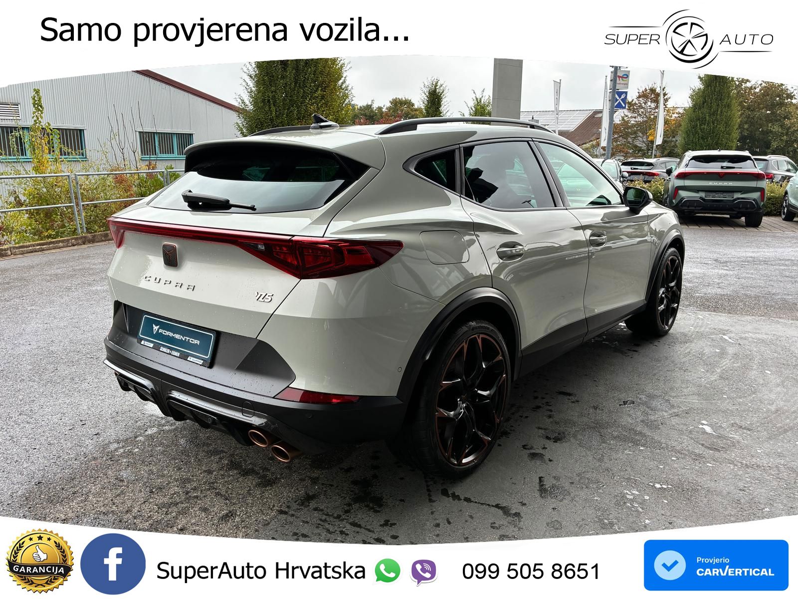 Cupra Formentor VZ5 2.5 TSI (390 KS) 4Drive DSG LED+GR SJED+ACC