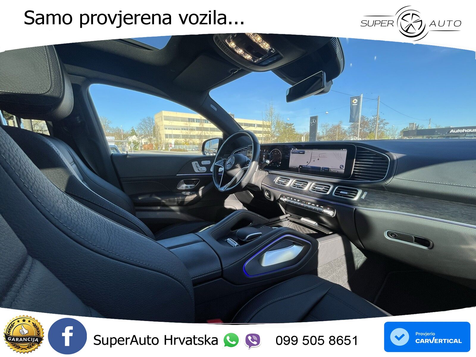 Mercedes GLE 450d (367 KS) EQ Boost 4MATIC 9G-TRONIC AMG ZRAČNI+ACC+GR SJED+KAM+PANO