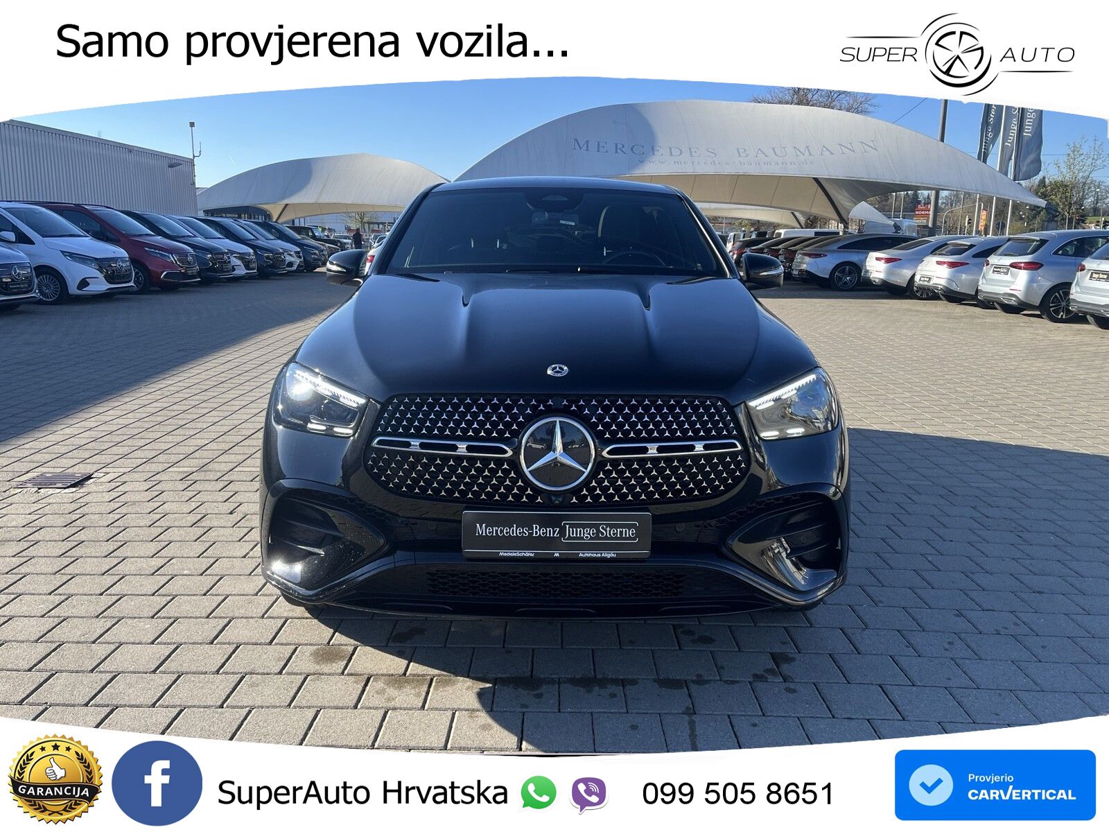 Mercedes GLE 450d (367 KS) EQ Boost 4MATIC 9G-TRONIC AMG ZRAČNI+ACC+GR SJED+KAM+PANO