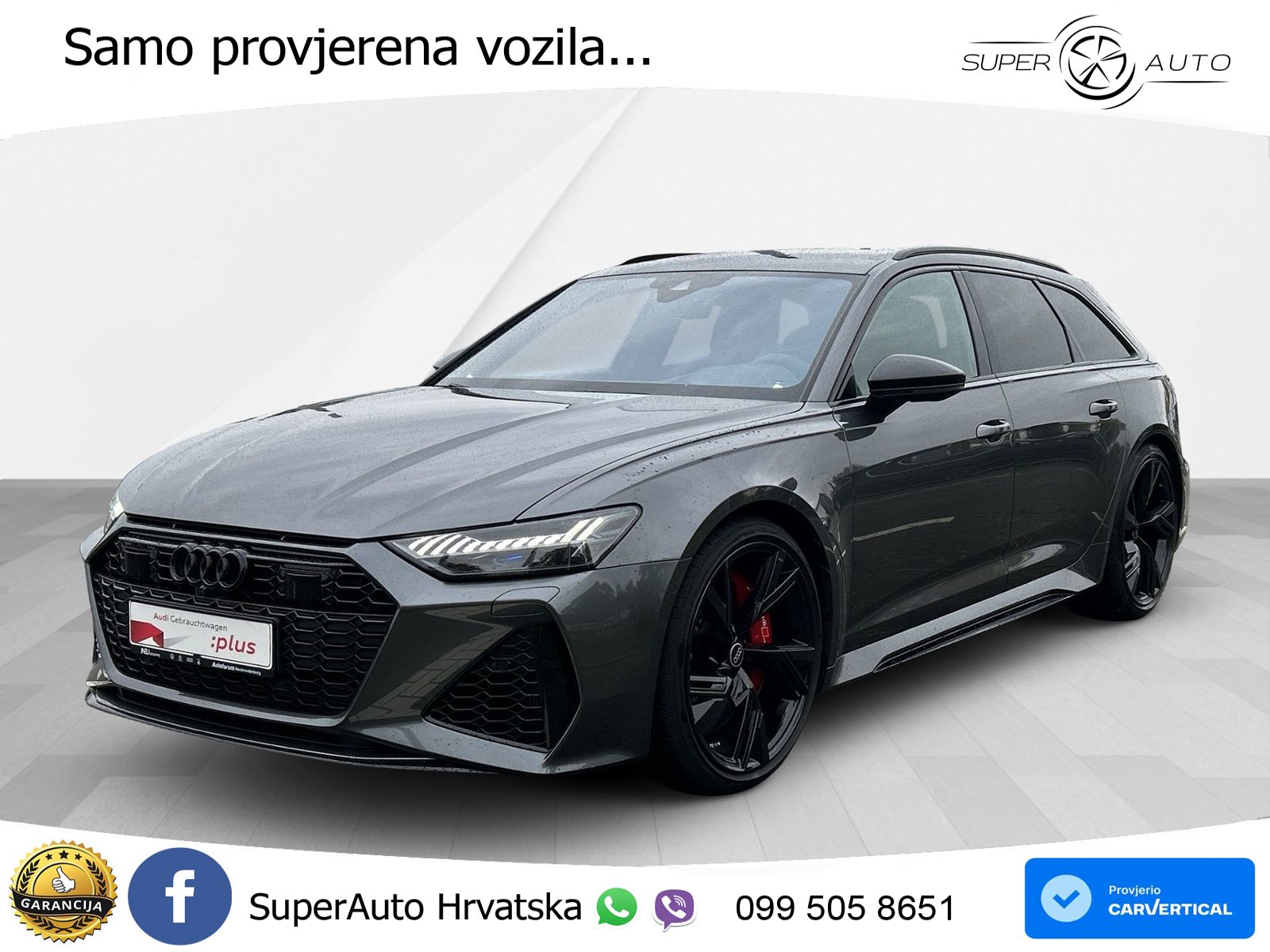 Audi RS6 Avant 4.0 TFSI V8 (600 KS) quattro Tiptronic LED+GR SJED+ACC