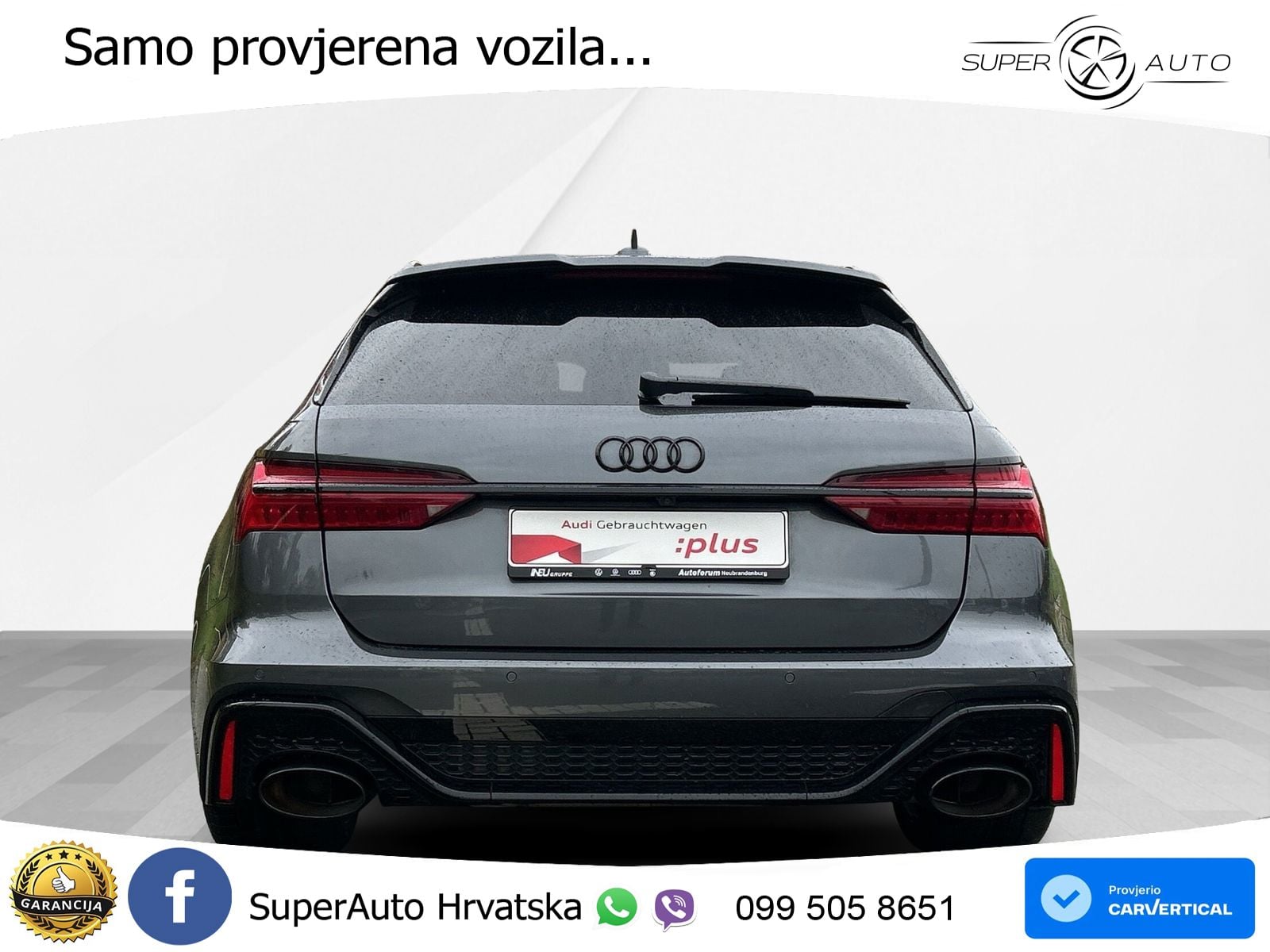 Audi RS6 Avant 4.0 TFSI V8 (600 KS) quattro Tiptronic LED+GR SJED+ACC