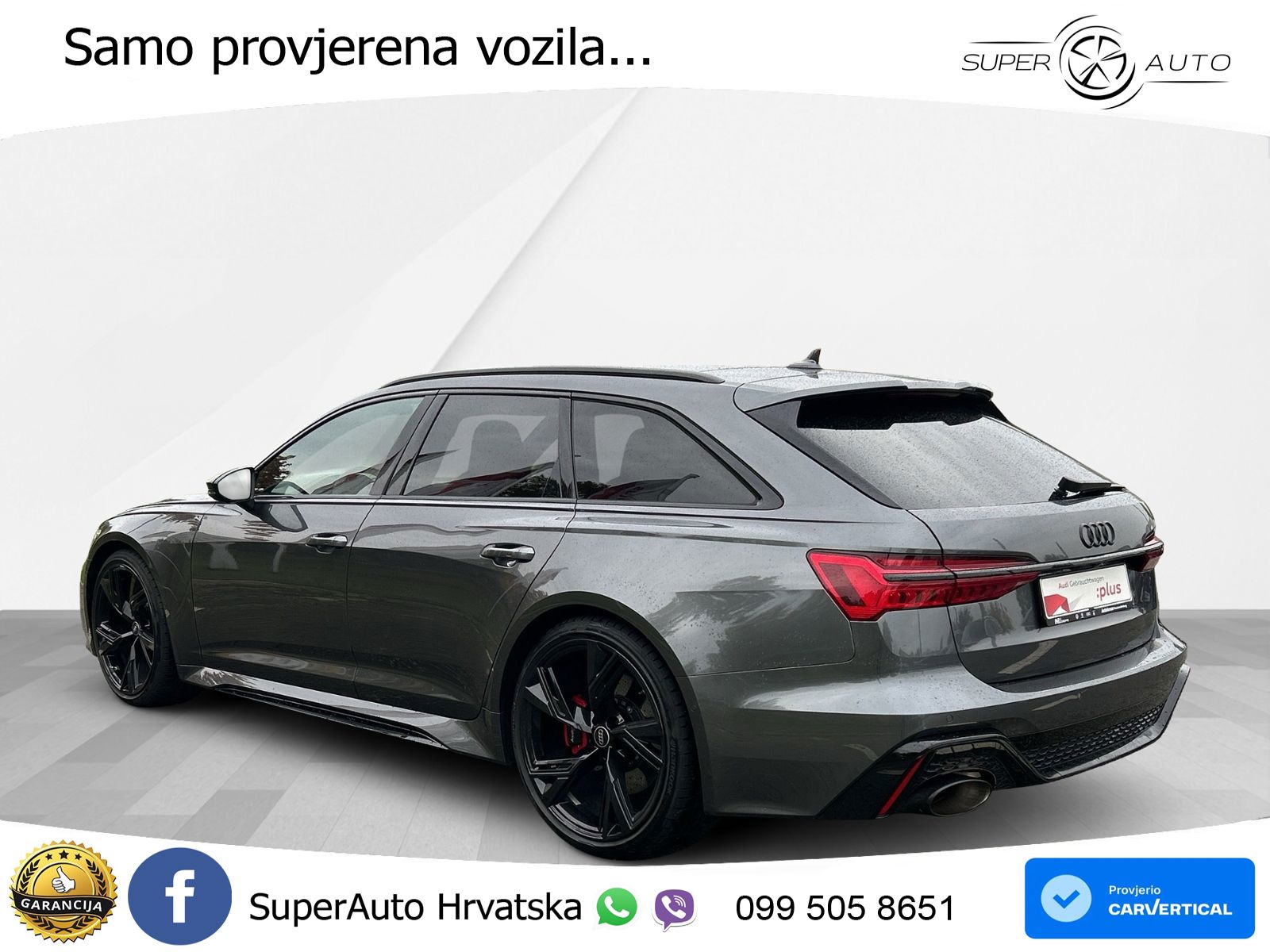 Audi RS6 Avant 4.0 TFSI V8 (600 KS) quattro Tiptronic LED+GR SJED+ACC