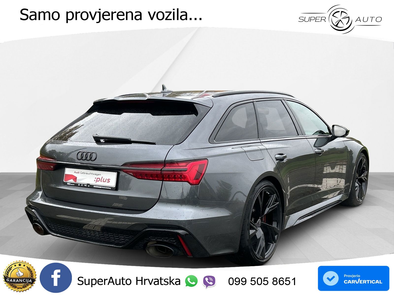 Audi RS6 Avant 4.0 TFSI V8 (600 KS) quattro Tiptronic LED+GR SJED+ACC