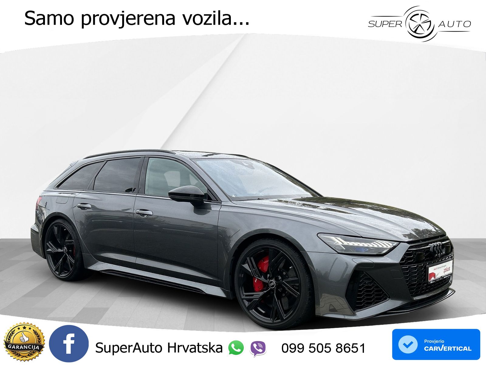 Audi RS6 Avant 4.0 TFSI V8 (600 KS) quattro Tiptronic LED+GR SJED+ACC