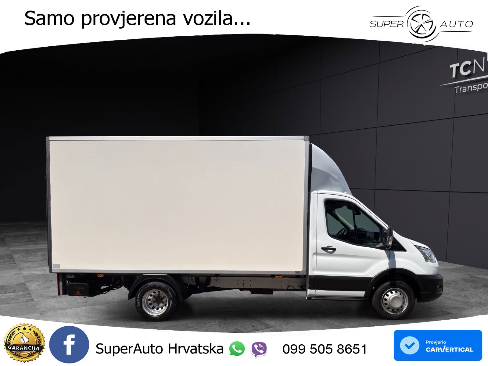 Ford Transit 2.0 Koffer Ladebordwand Klima nur 92 Tkm 170 KS