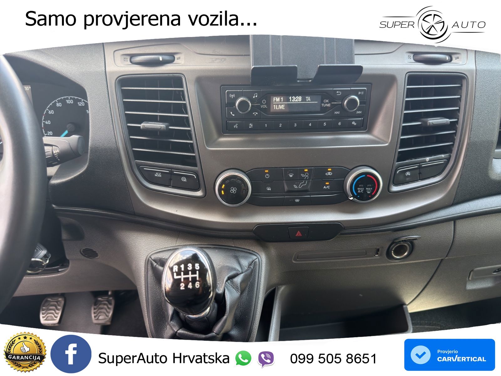Ford Transit 2.0 Koffer Ladebordwand Klima nur 92 Tkm 170 KS