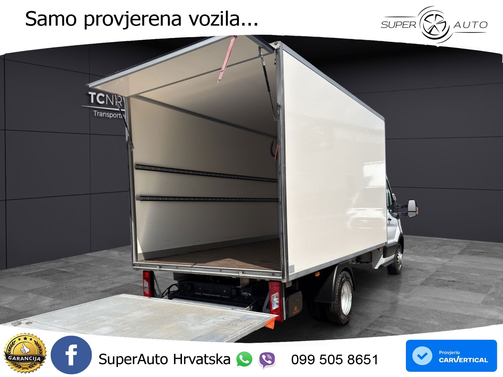 Ford Transit 2.0 Koffer Ladebordwand Klima nur 92 Tkm 170 KS