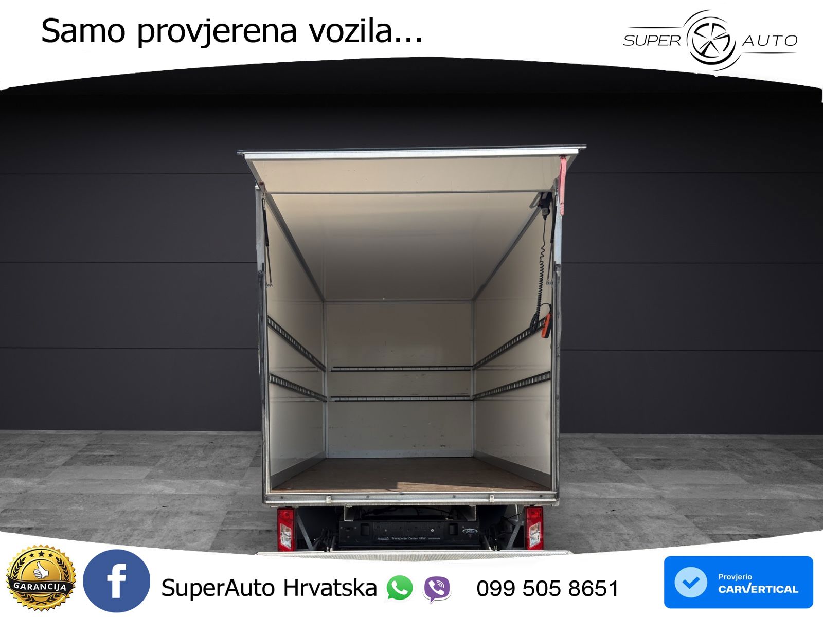 Ford Transit 2.0 Koffer Ladebordwand Klima nur 92 Tkm 170 KS