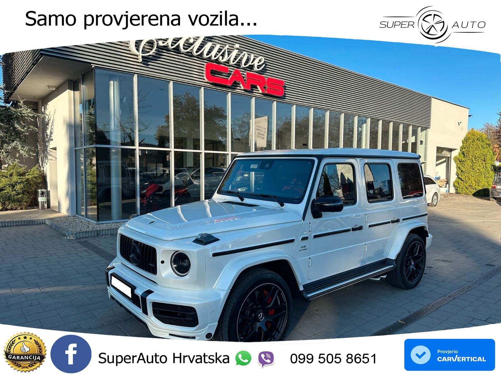 Mercedes AMG G 63 Long V8 (585 KS) 4MATIC 9G-TRONIC AMG SPEEDSHIFT PLUS LED+GR SJED+ACC