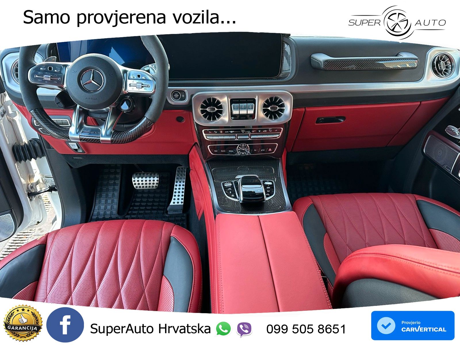 Mercedes AMG G 63 Long V8 (585 KS) 4MATIC 9G-TRONIC AMG SPEEDSHIFT PLUS LED+GR SJED+ACC