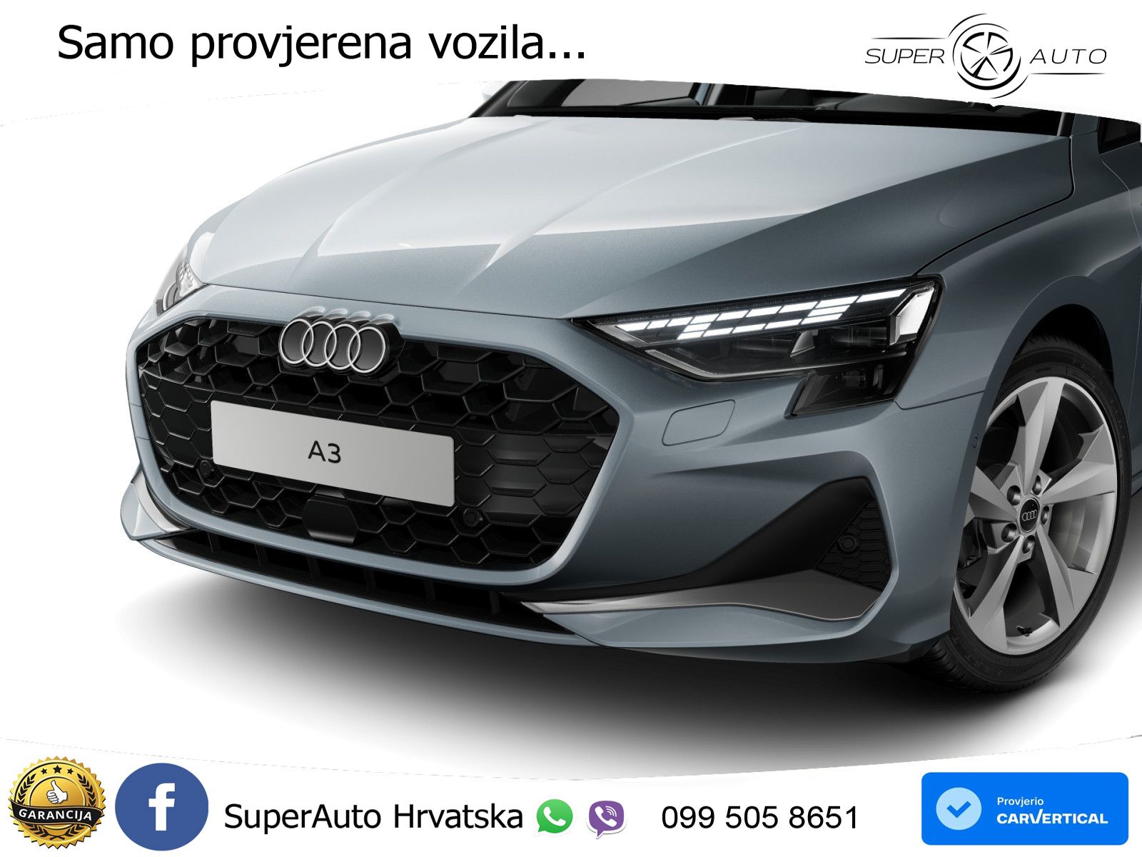 Audi A3 Sportback 30 TFSI (116 KS) Mild Hybrid S tronic LED+GR SJED+ACC