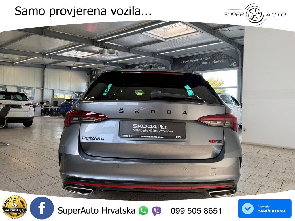 Škoda Octavia Combi RS 2.0 TDI (200 KS) DSG LED+GR SJED+ACC