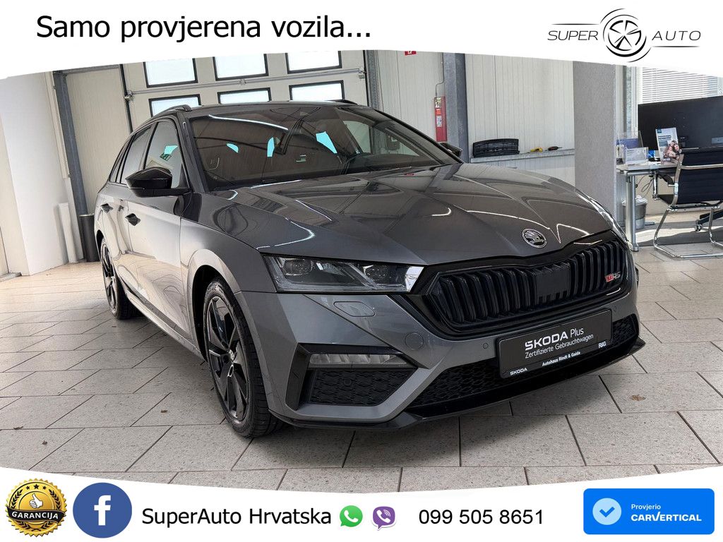 Škoda Octavia Combi RS 2.0 TDI (200 KS) DSG LED+GR SJED+ACC