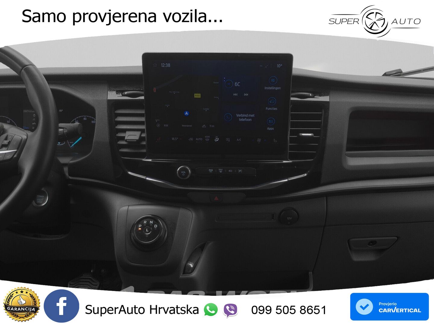Ford e-Transit 184pk Elektrisch 68kWh 317km WLTP L3H2 184 KS