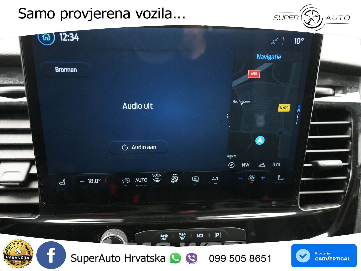 Ford e-Transit 184pk Elektrisch 68kWh 317km WLTP L3H2 184 KS