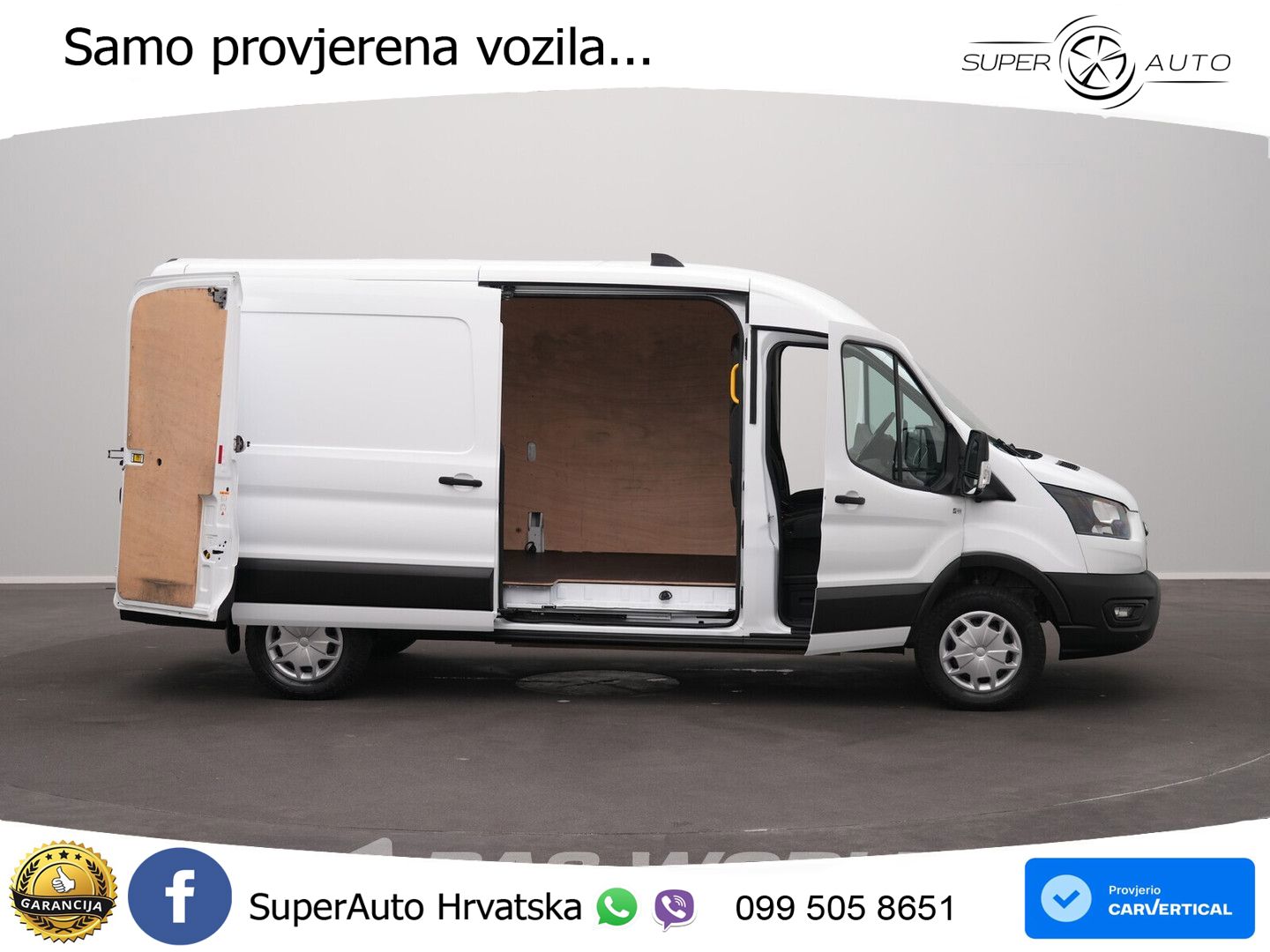 Ford e-Transit 184pk Elektrisch 68kWh 317km WLTP L3H2 184 KS