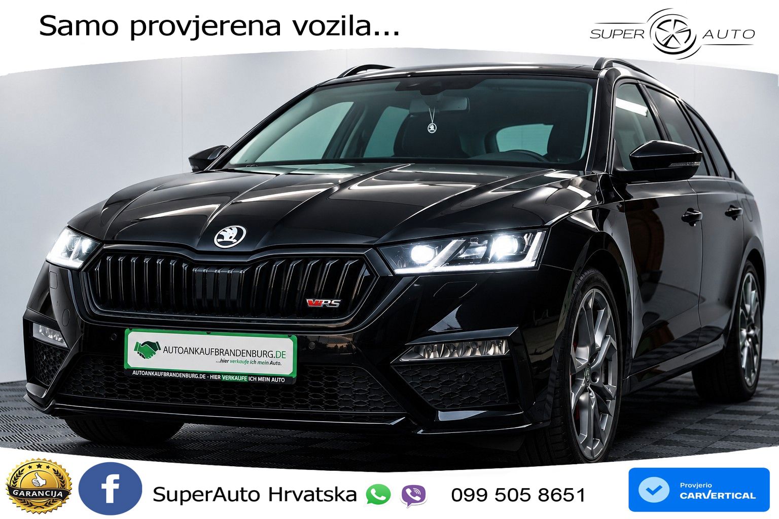 Škoda Octavia Combi RS 2.0 TDI (200 KS) DSG LED+GR SJED+ACC