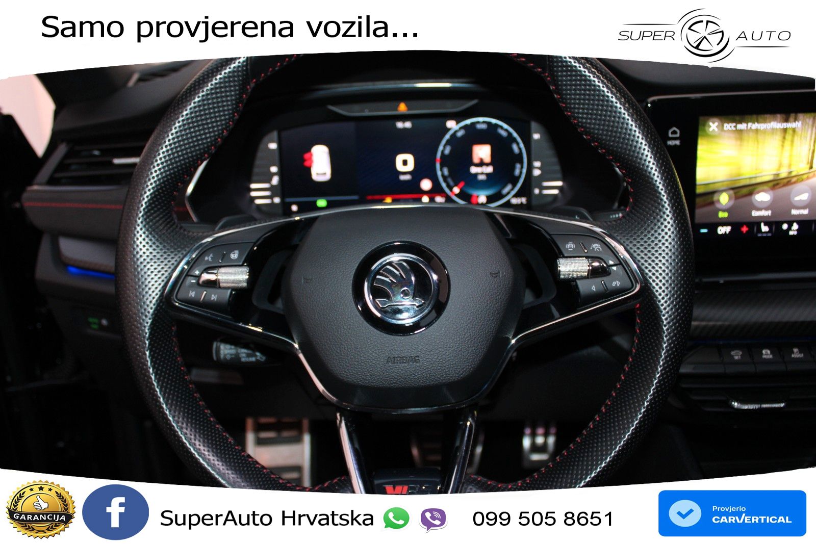 Škoda Octavia Combi RS 2.0 TDI (200 KS) DSG LED+GR SJED+ACC