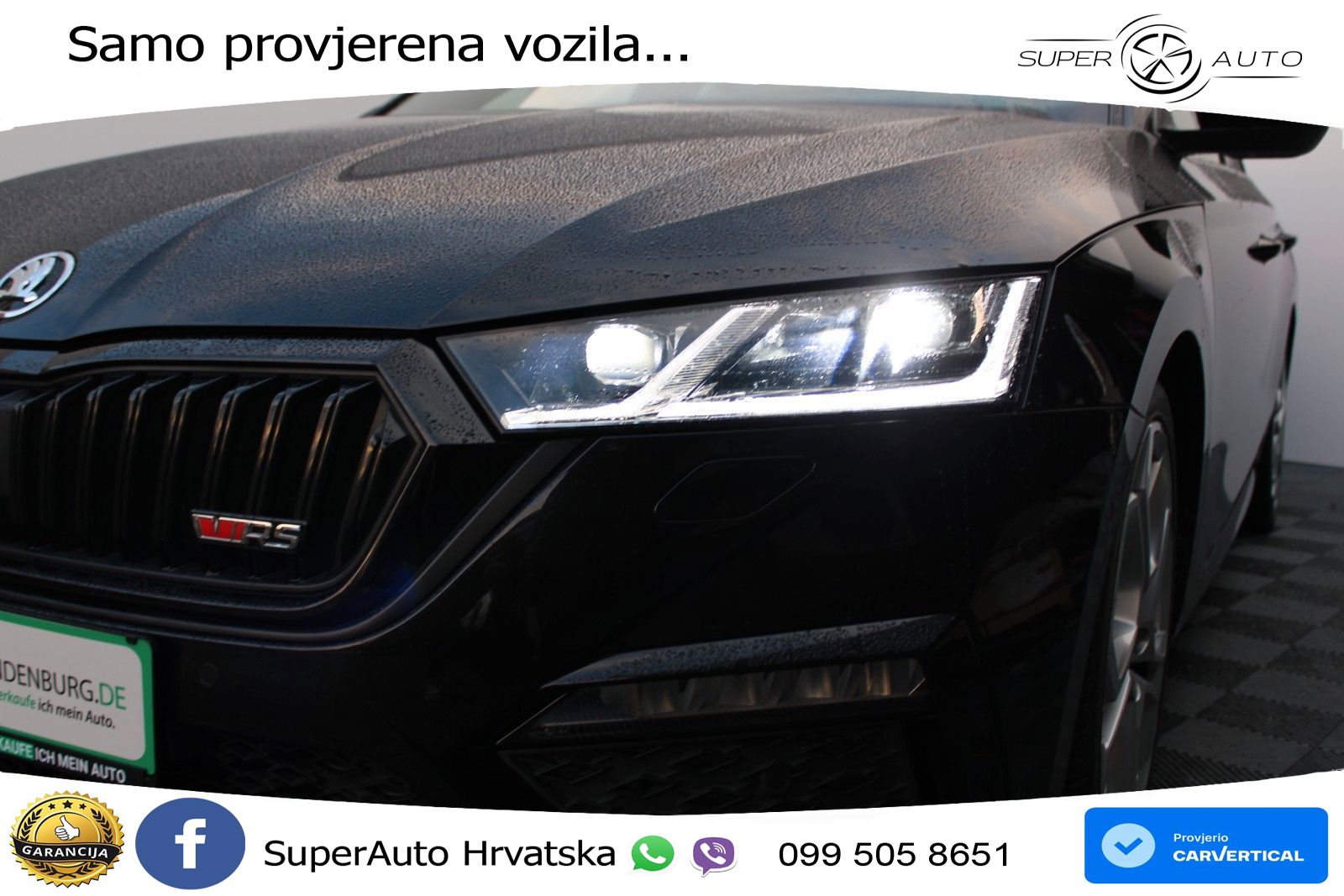 Škoda Octavia Combi RS 2.0 TDI (200 KS) DSG LED+GR SJED+ACC
