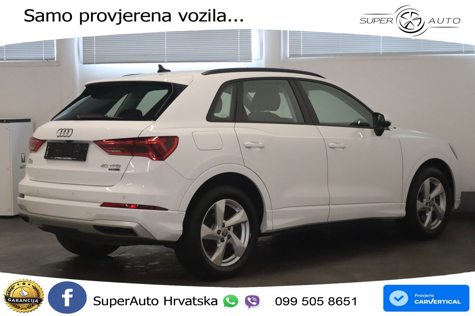 Audi Q3 40 TFSI (190 KS) quattro S tronic advanced LED+GR SJED+ACC