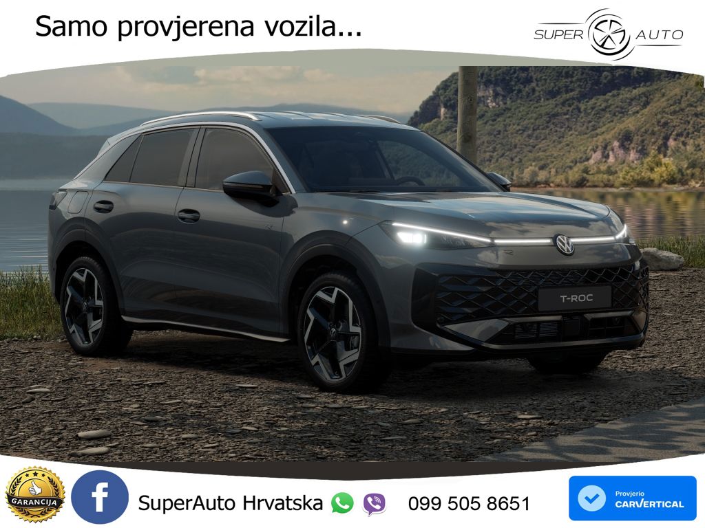 Volkswagen T-Roc 1.5 eTSI (150 KS)  DSG R-Line MATRIX+GR SJED+KAM
