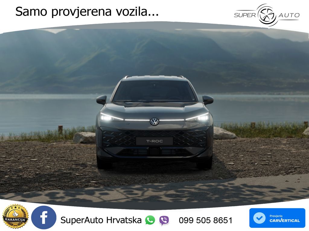 Volkswagen T-Roc 1.5 eTSI (150 KS)  DSG R-Line MATRIX+GR SJED+KAM