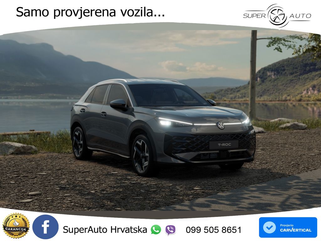 Volkswagen T-Roc 1.5 eTSI (150 KS)  DSG R-Line MATRIX+GR SJED+KAM