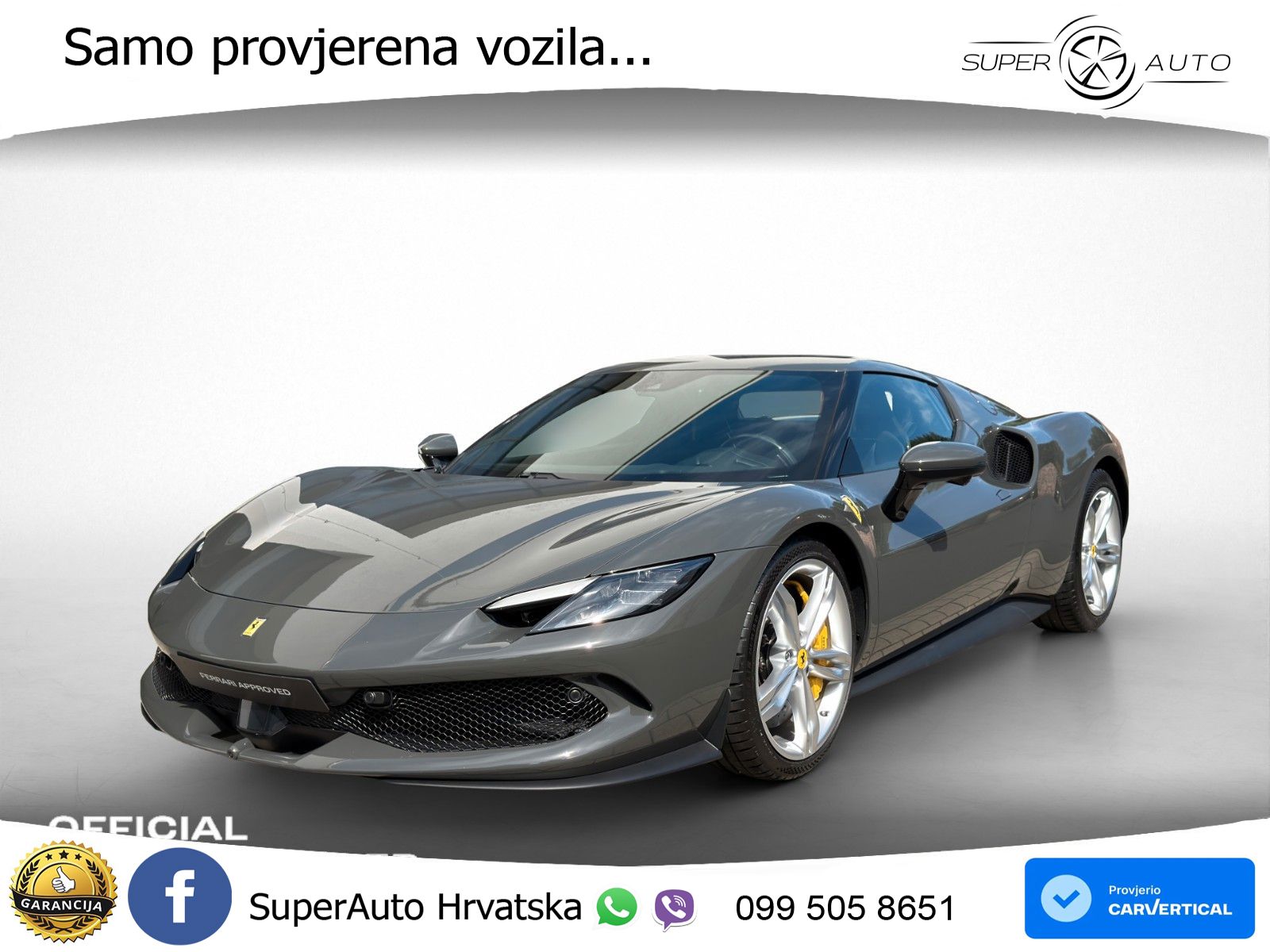 Ferrari 296 GTB 3.0 V6 (830 KS) F1 DCT