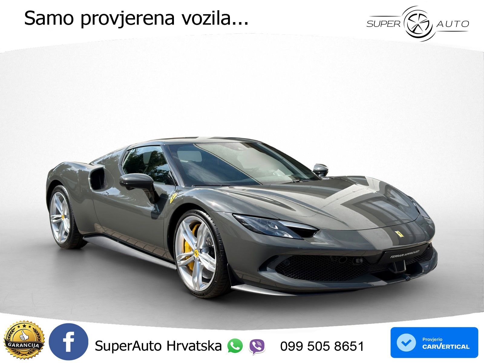 Ferrari 296 GTB 3.0 V6 (830 KS) F1 DCT