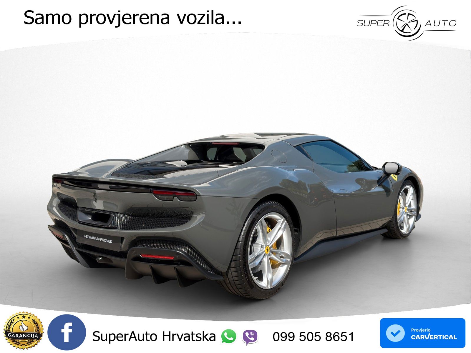 Ferrari 296 GTB 3.0 V6 (830 KS) F1 DCT