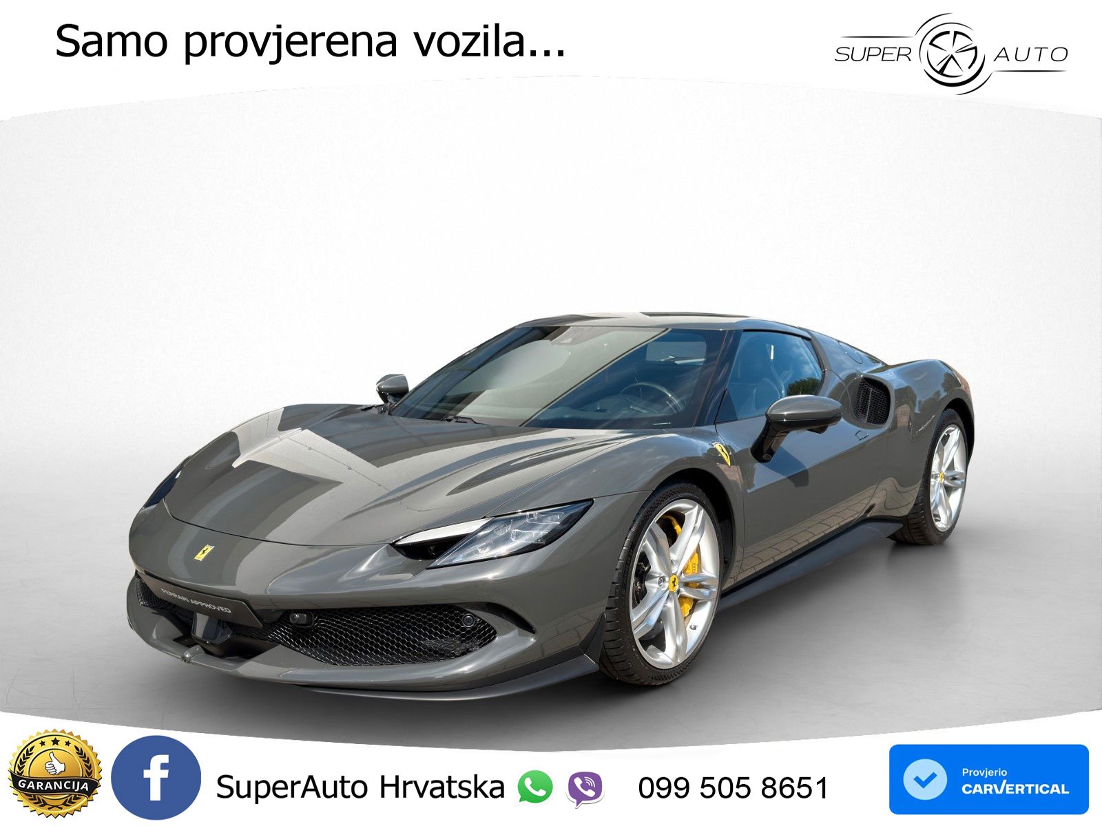 Ferrari 296 GTB 3.0 V6 (830 KS) F1 DCT