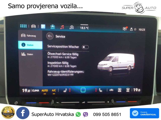 Volkswagen Crafter 35 Kasten HD 103 kW 6-Gang 140 KS